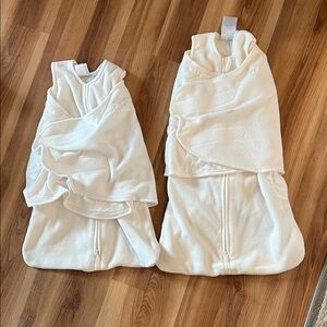 Bundle Halo Swaddle Fleece Sleep Sack White Newborn Baby Small